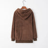 Chic Monochrome Hooded Sweater for Women ATHLEXES