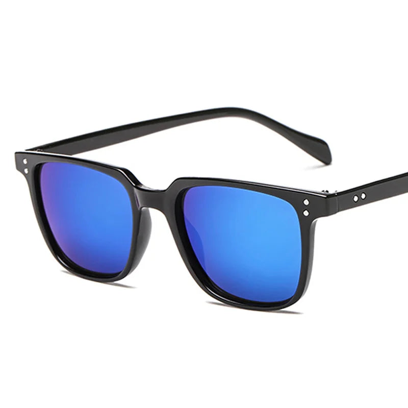 Retro Black Square Sunglasses for Men ATHLEXES