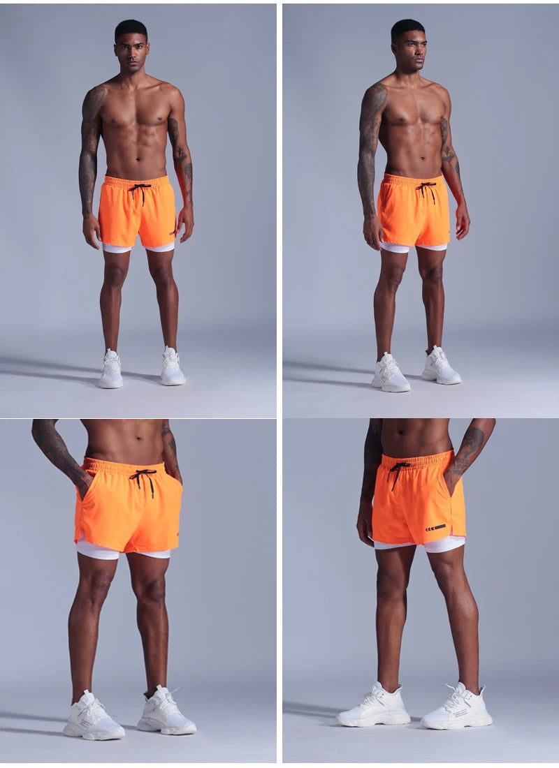 Ultimate 2 in 1 Quick Dry Running Shorts for Men ATHLEXES