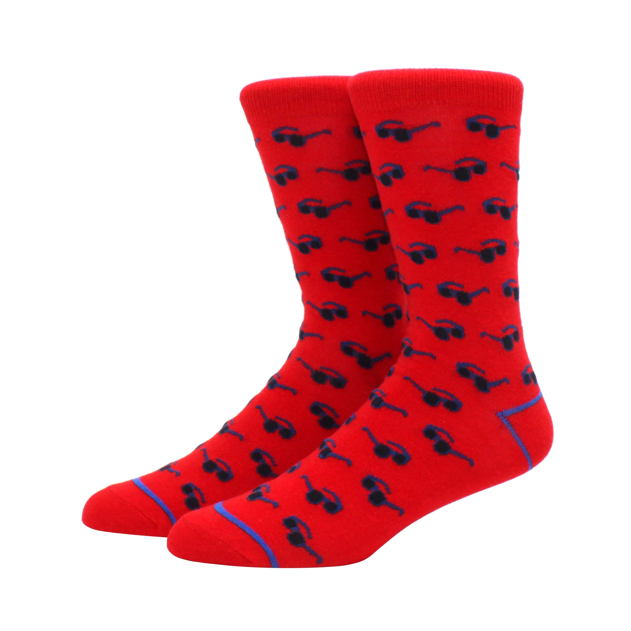 2024 Hiphop Funny Animal Dress Socks for Men - Flamingo & Penguin ATHLEXES