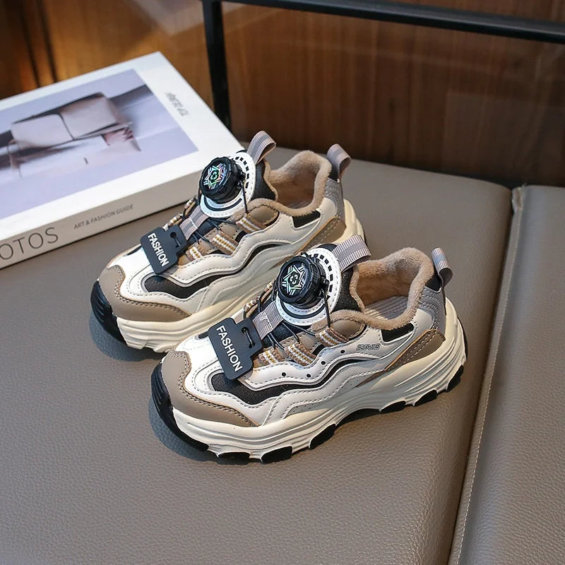 FleeceLined Kids Sneakers with NonSlip Sole ATHLEXES