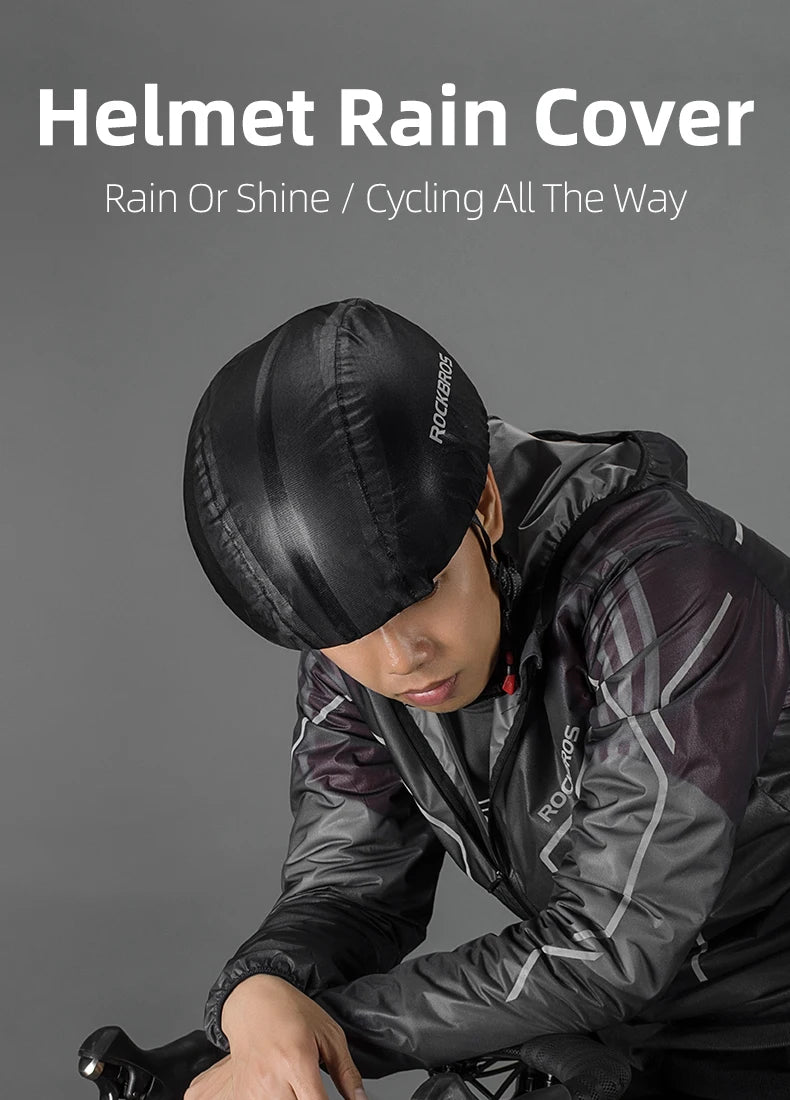 ROCKBROS Waterproof Helmet Rain Cover for Cycling ATHLEXES