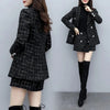 Chic Korean Plaid Two-Piece Suit Set for Women ATHLEXES