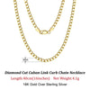 Rinntin 18K Gold Cuban Link Chain Necklace ATHLEXES
