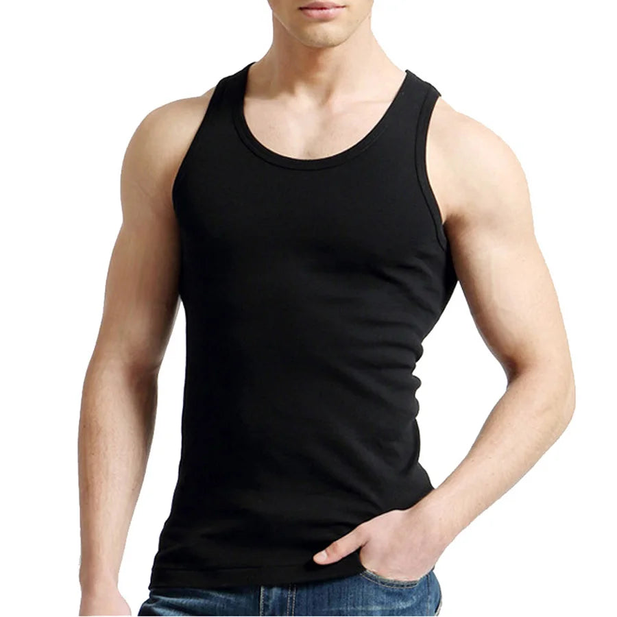 CoolCotton Men's Summer Fitness Tank Tops ATHLEXES