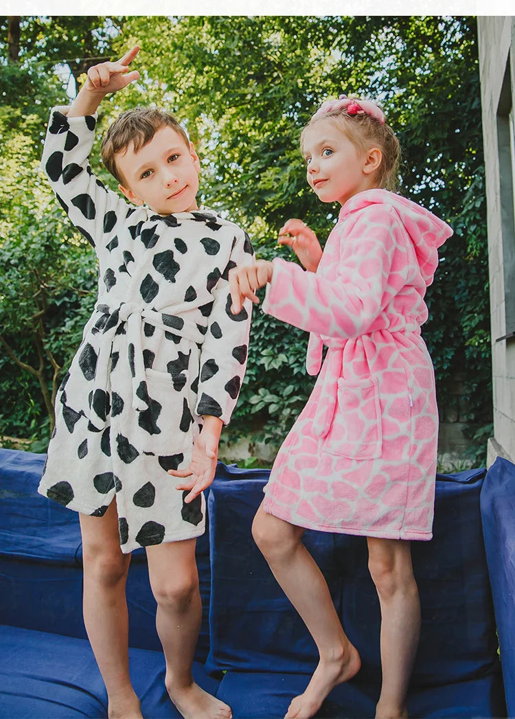 CozyKids Flannel Robe ATHLEXES