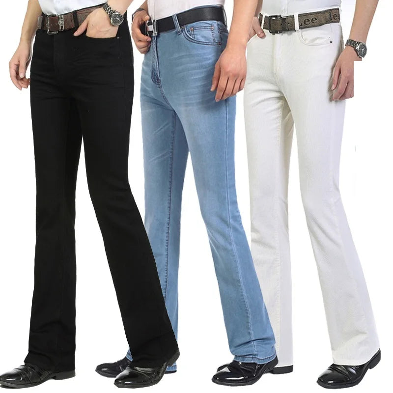 EliteFlex Men's Business Casual Flare Jeans ATHLEXES