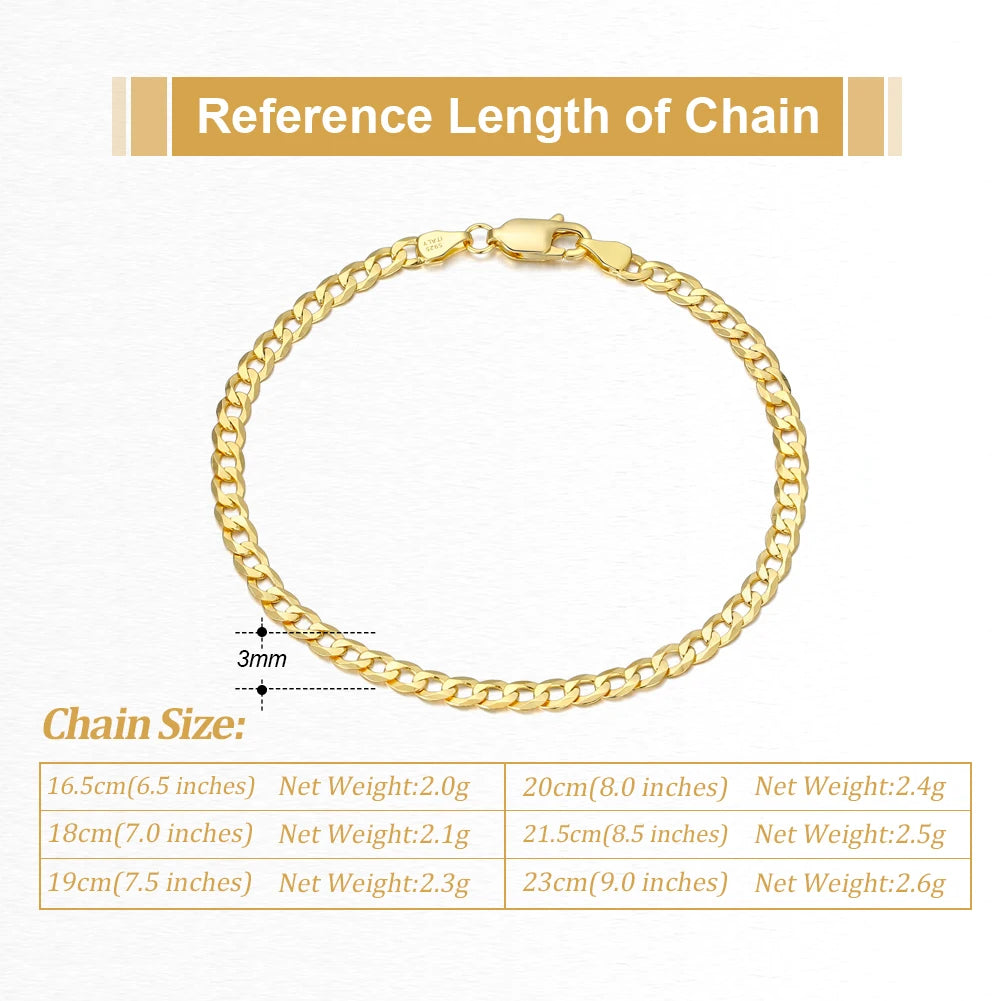 Rinntin 18K Gold Cuban Link Chain Necklace ATHLEXES