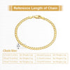 Rinntin 18K Gold Cuban Link Chain Necklace ATHLEXES