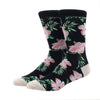 2024 Hiphop Funny Animal Dress Socks for Men - Flamingo & Penguin ATHLEXES