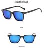 Retro Black Square Sunglasses for Men ATHLEXES