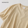 MOINWATER Women's Khaki Cotton Short Sleeve Tee for Summer ATHLEXES
