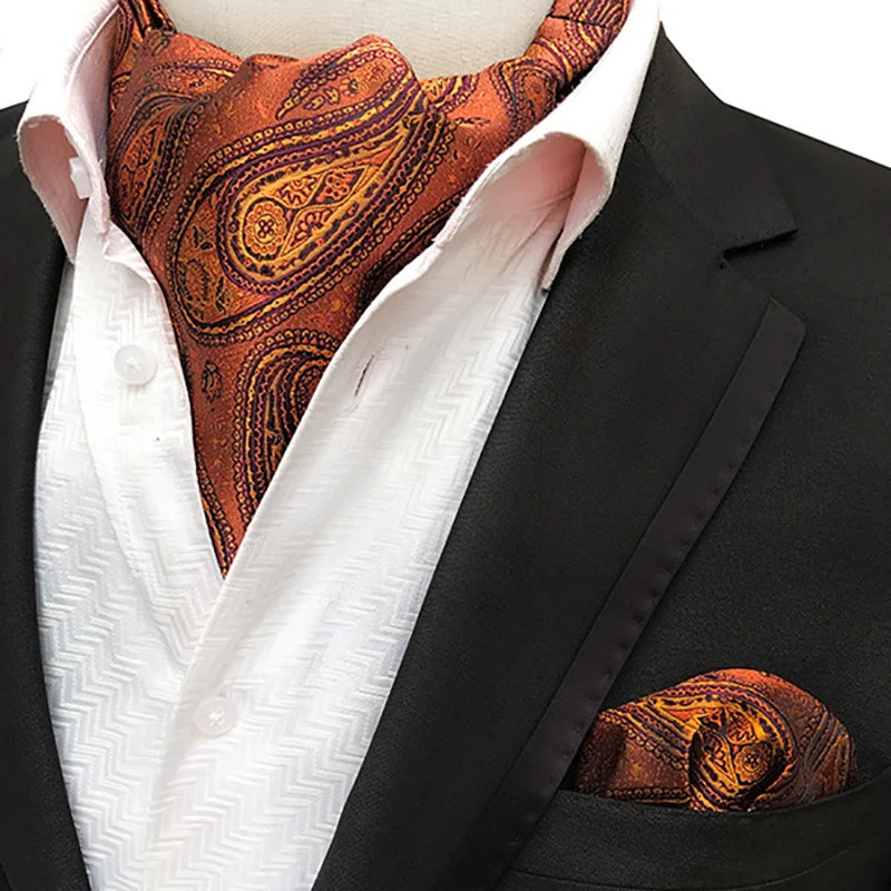Paisley Elegance Ascot Cravat Set ATHLEXES