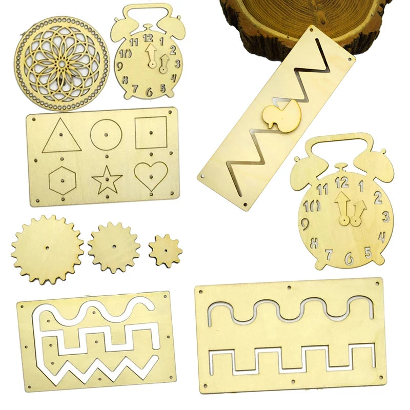 DIY Montessori Busy Board Accessories ATHLEXES