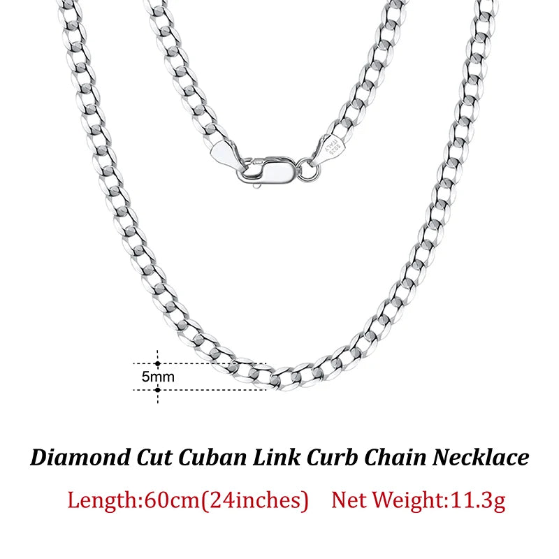 Rinntin 18K Gold Cuban Link Chain Necklace ATHLEXES