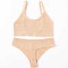 Women Seamless Bras Panties Set Sports Crop Top Briefs ATHLEXES