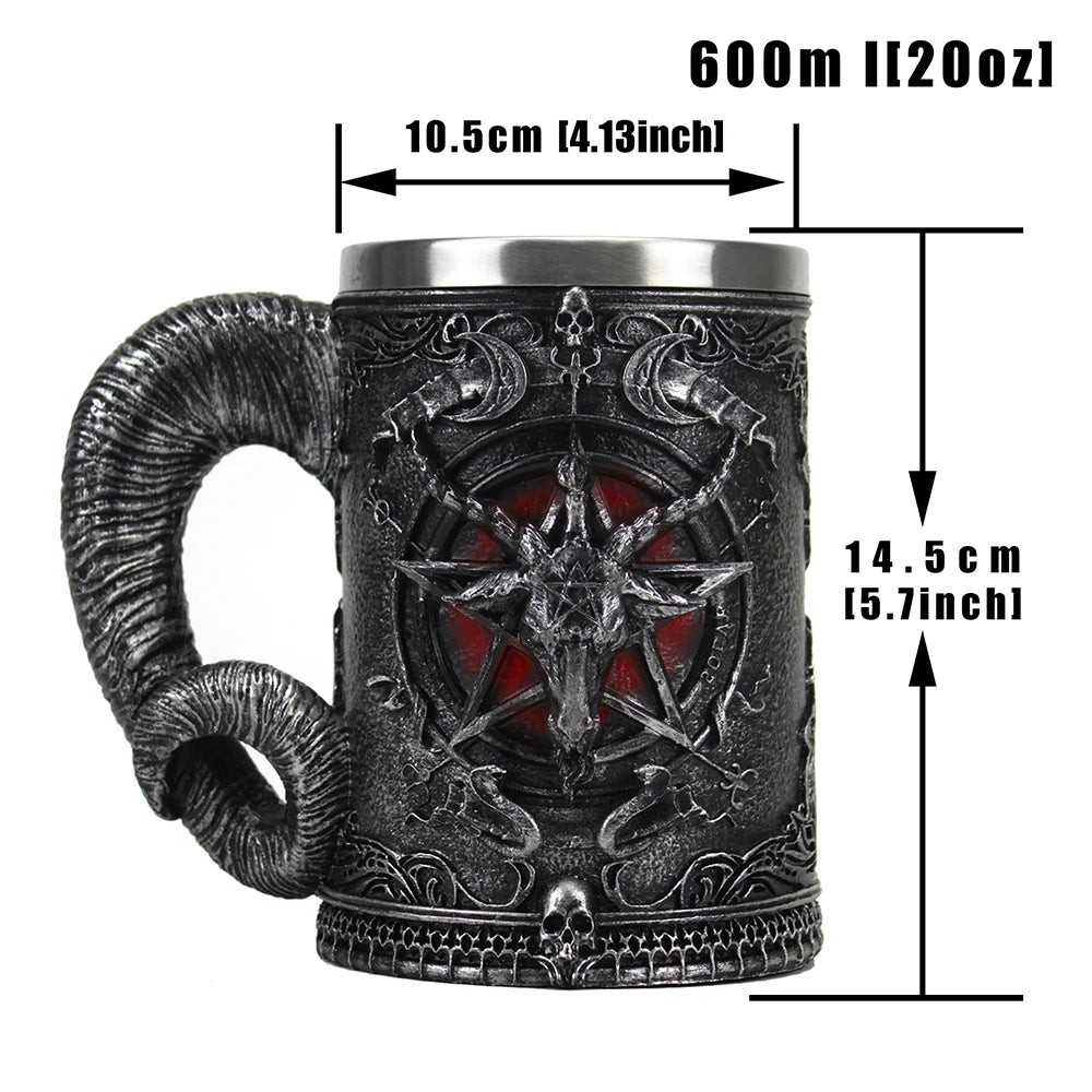 Hannya Spirit Travel Mug 15oz Stainless Steel ATHLEXES