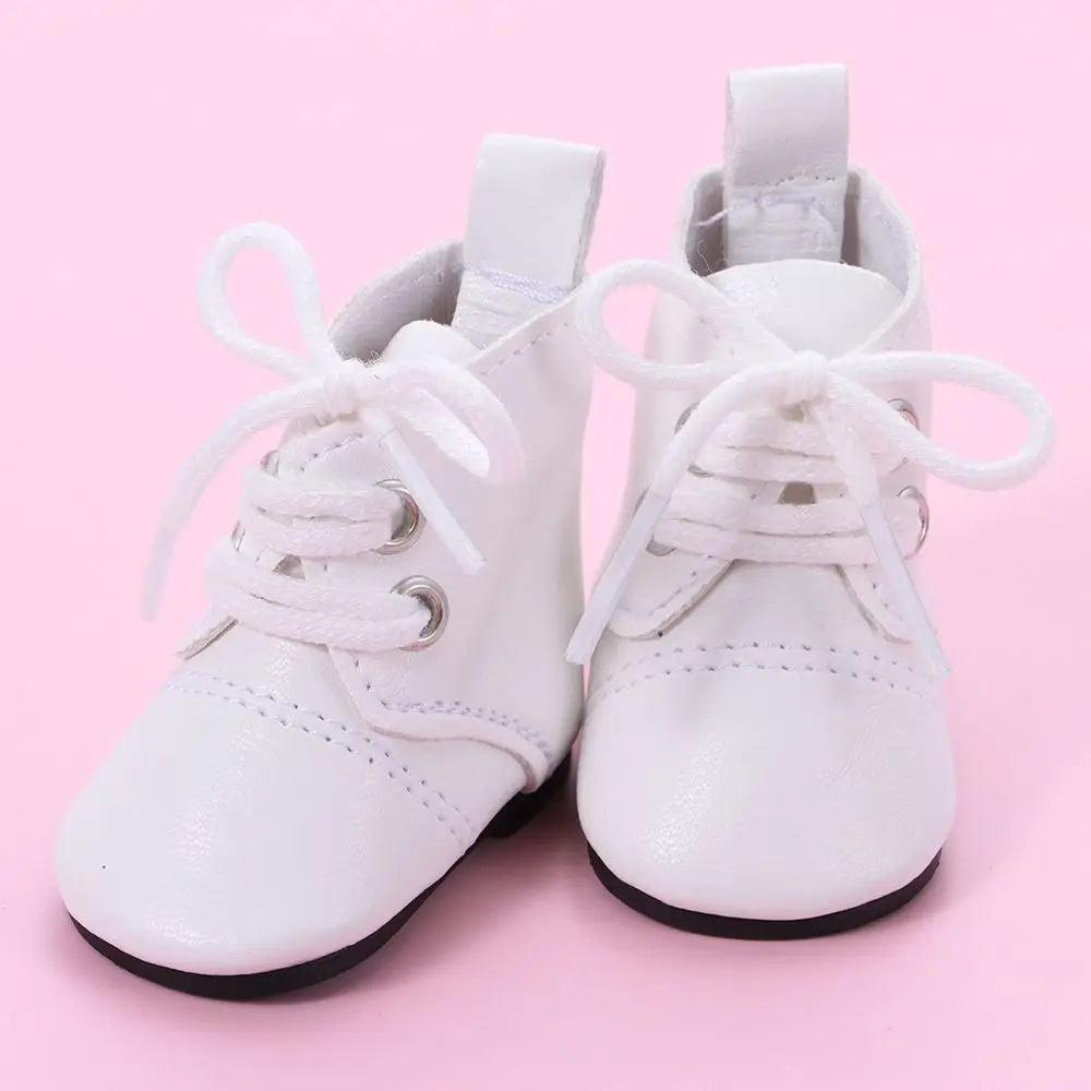 Mini Doll Boot Shoes for 20cm Plush Dolls - Stylish 5-5.5cm Accessories ATHLEXES