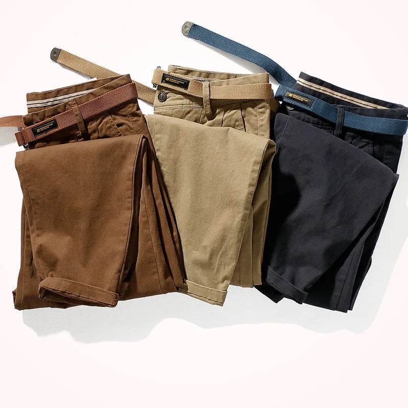K2171 2024 Japanese Retro Loose Casual Pencil Pants for Men ATHLEXES
