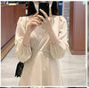 Chic Vintage Cotton Linen A-Line Dress ATHLEXES