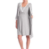 LuxeMaternity Lace Nightgown with Adjustable Belt ATHLEXES