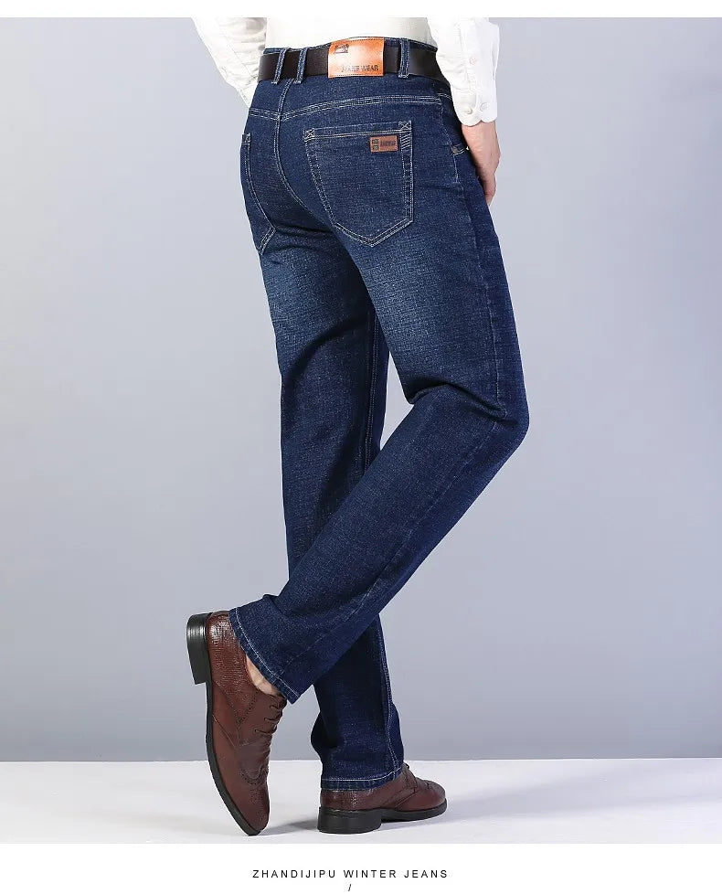Classic Fit Men's Denim Straight Jeans ATHLEXES