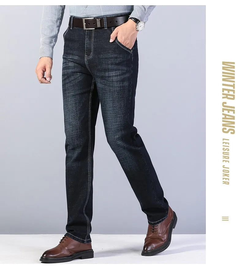 Classic Fit Men's Denim Straight Jeans ATHLEXES