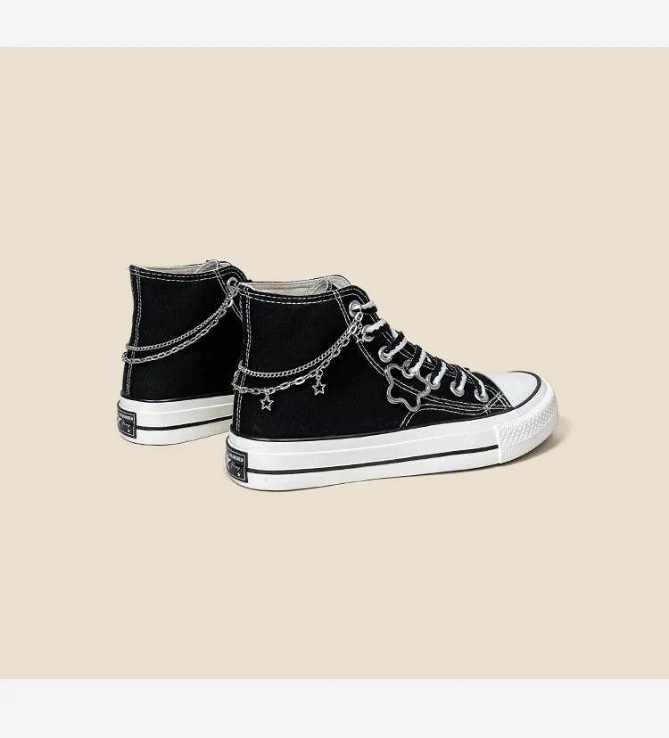 Amy and Michael Women's High Top Canvas Sneakers ATHLEXES