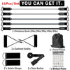 Premium Resistance Bands Set with Door Anchor & Straps ATHLEXES