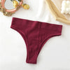 3PCS/Set Women's Cotton High Waisted Thongs S-XL Comfort ATHLEXES