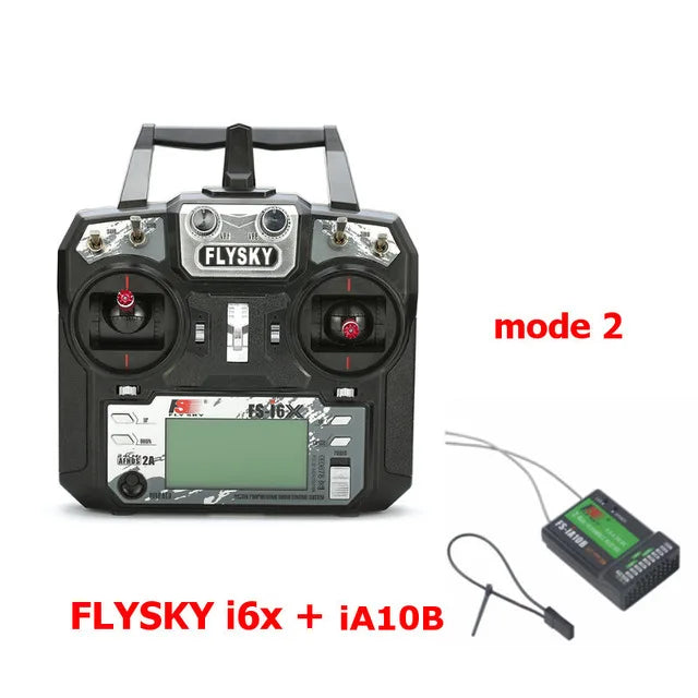 FLYSKY FS-i6X 10CH RC Transmitter & Receiver Set ATHLEXES