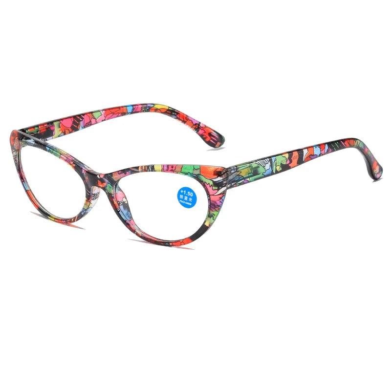 Seemfly Floral Clear Reading Glasses for Women ATHLEXES