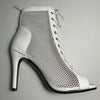 Hollow Mesh Peep Toe Stilettos: Summer High Heel Fashion ATHLEXES