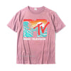 Mademark X MTV Surfer Logo Retro Graphic T-Shirt - Catch A Wave ATHLEXES