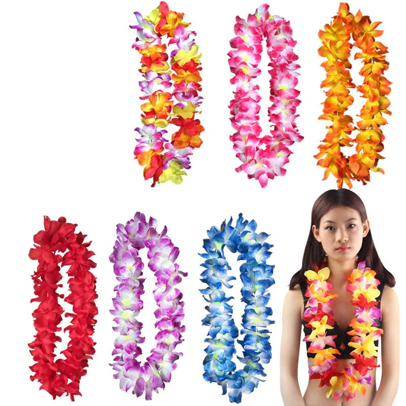 Tropical Hawaii Hula Wreath Set for Festive Decor ATHLEXES