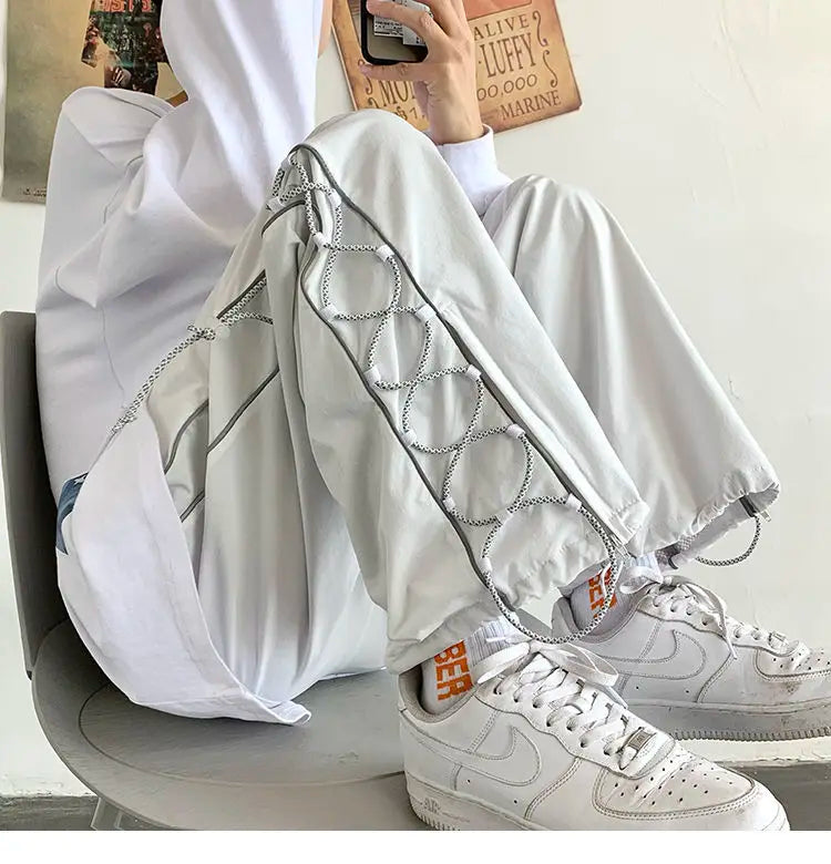 Reflect Streetwear Oversized Techwear Jogger Pants for Men ATHLEXES