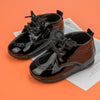 Meckior Retro Leather Baby Shoes with Anti-Slip Rubber Sole ATHLEXES
