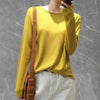 YSZWDBLX Women's Slim Fit Knit O-neck Sweater ATHLEXES
