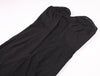 Elegant Strapless Black Maxi Dress with Front Slit ATHLEXES