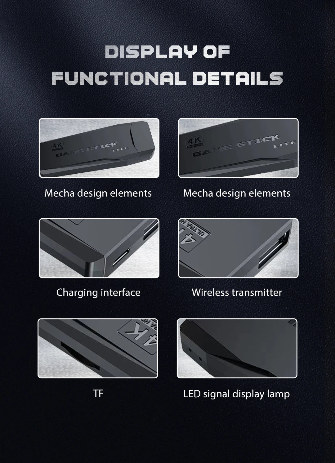 M8 Classic 4K Portable Gaming Console ATHLEXES