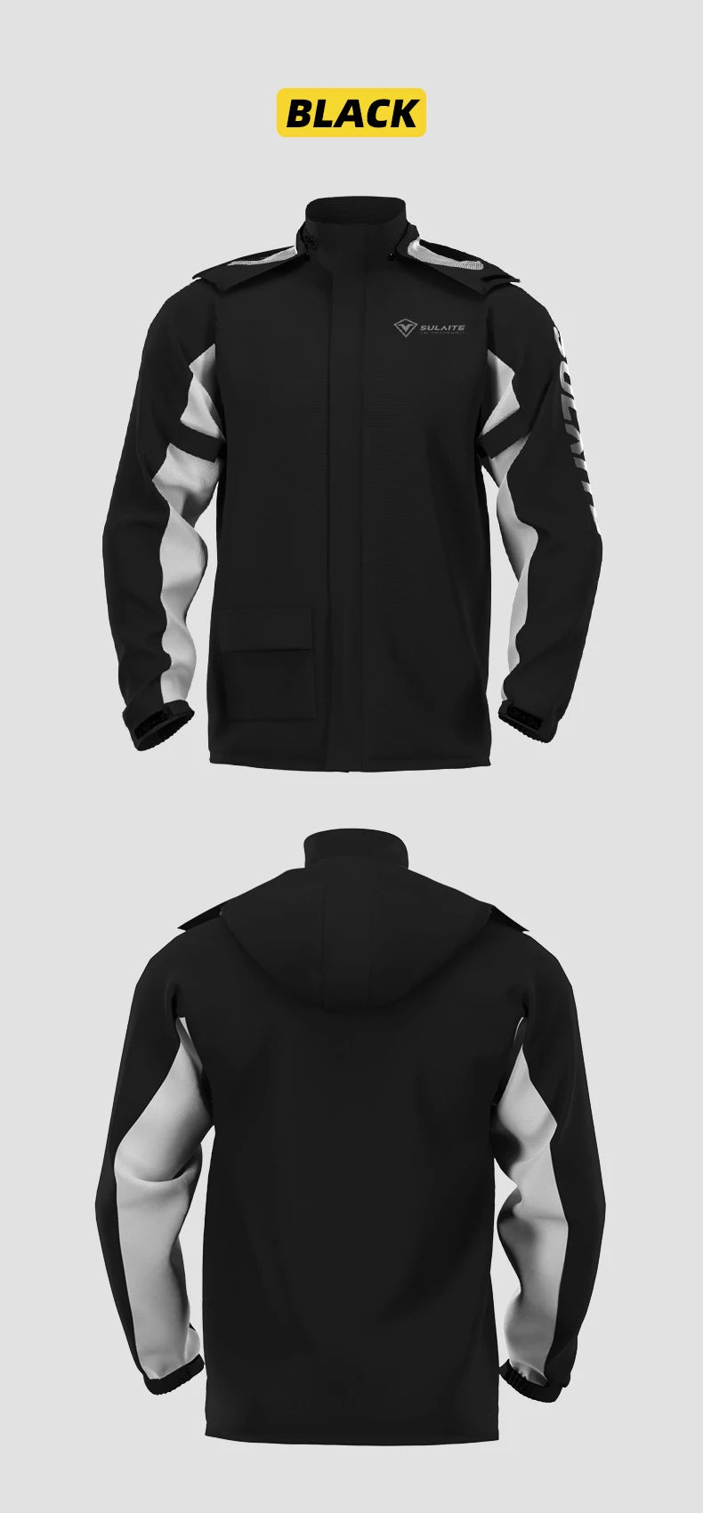 SULAITE Ultrathin Waterproof Rain Suit for All Weather ATHLEXES