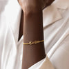 Personalized Custom Name Bracelets - Stainless Steel Couple Jewelry ATHLEXES