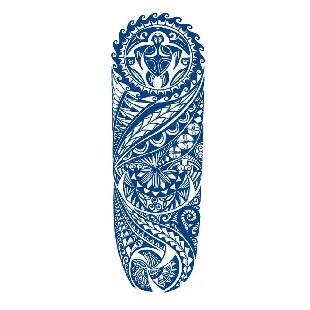 Blue Totem Waterproof Full Arm Tattoo Sleeve ATHLEXES