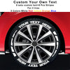 TireGlow Personalized Lettering Stickers Set ATHLEXES
