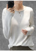 YSZWDBLX Women's Slim Fit Knit O-neck Sweater ATHLEXES