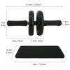 SilentRoll Non-Slip Abdominal Wheel with Mat ATHLEXES