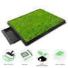 Pet Toilet Litter Box Pad, Potty Training, Synthetic Grass, Mesh Tray for Dogs, Indoor and Outdoor Use, 3 Layers ATHLEXES