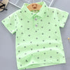 Boys' Trendy Cotton Lapel Print Summer Shirt 2025 ATHLEXES