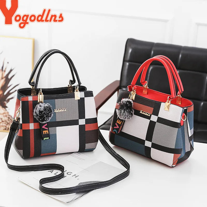 ChicPlaid Luxury Handbag for Women ATHLEXES