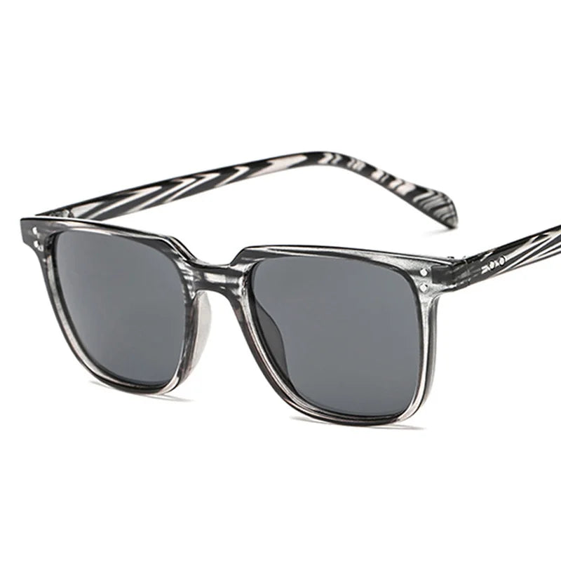 Retro Black Square Sunglasses for Men ATHLEXES